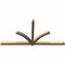 Ekena Millwork Redmond Timber Gable Bracket, Western Red Cedar, 108"W x 54"H x 3 1/2"D x 3 1/2"F, 12/12 Pitch GBW108X54X0404RED00SWR - alternate 3